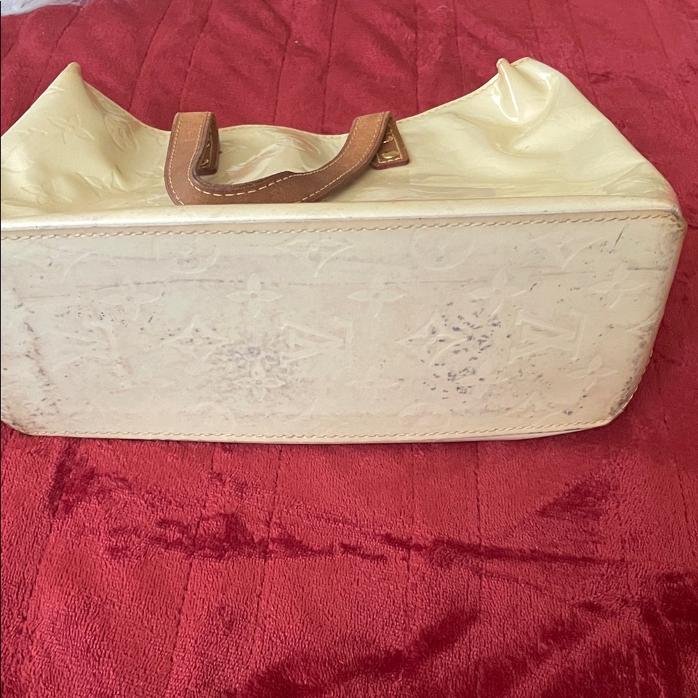 Louis Vuitton Cream and Brown MINI Tote Bag - Picture 5 of 5